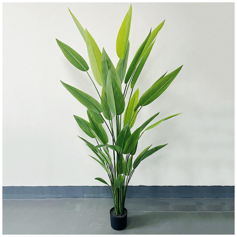 美人蕉胶片叶仿真绿植盆栽拍照公户外摆件假树北欧ins风