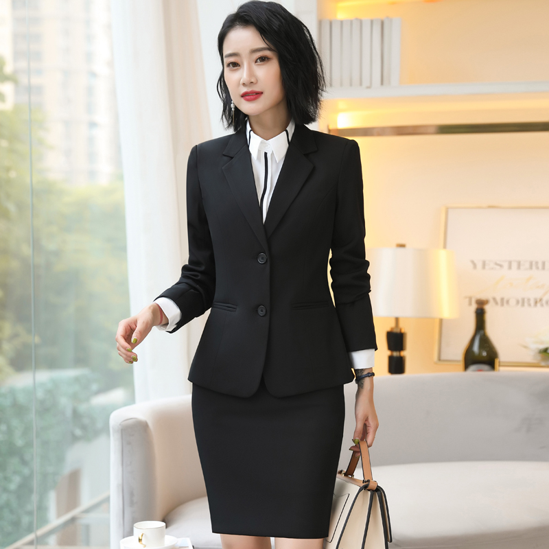 秋冬职业装西装套装女2020新款时尚西服正装女工作服气质大码工装