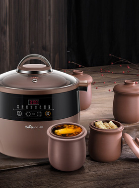 Bear/小熊 DDZ-B45Z1紫砂锅电炖盅隔水炖全自动家用大容量电炖锅