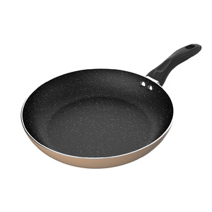 美的煎锅仿荷叶不沾涂层 铝合金明火无盖 MP-CJ24Fry302原单单底