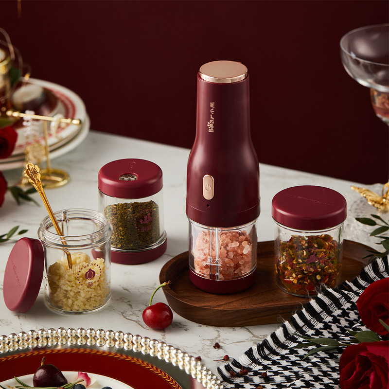 Bear/小熊 LLJ-E03A1料理机电动调料机无线充电式打粉酱料研磨器