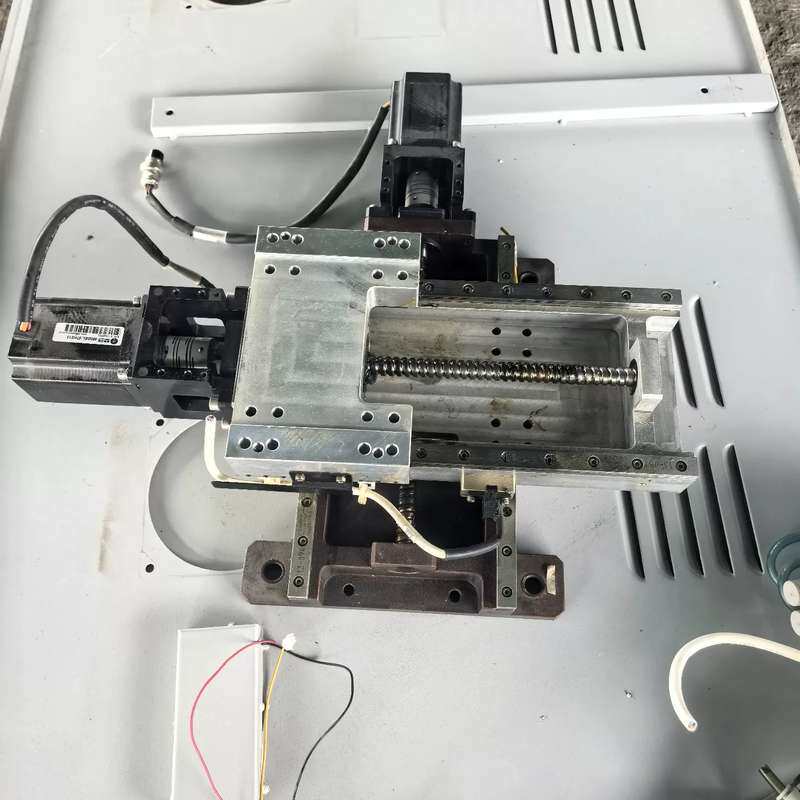 议价二手拆机十字滑台，上行程160mm，下行程160mm，总高度可维修
