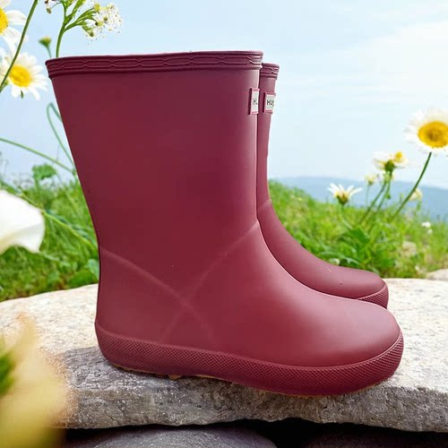 欧美品牌中筒小学生幼儿款雨鞋