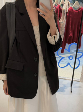 胚布与黑色西服 一直想要的黑色精纺羊毛西服搭配肌理棉质半里衬