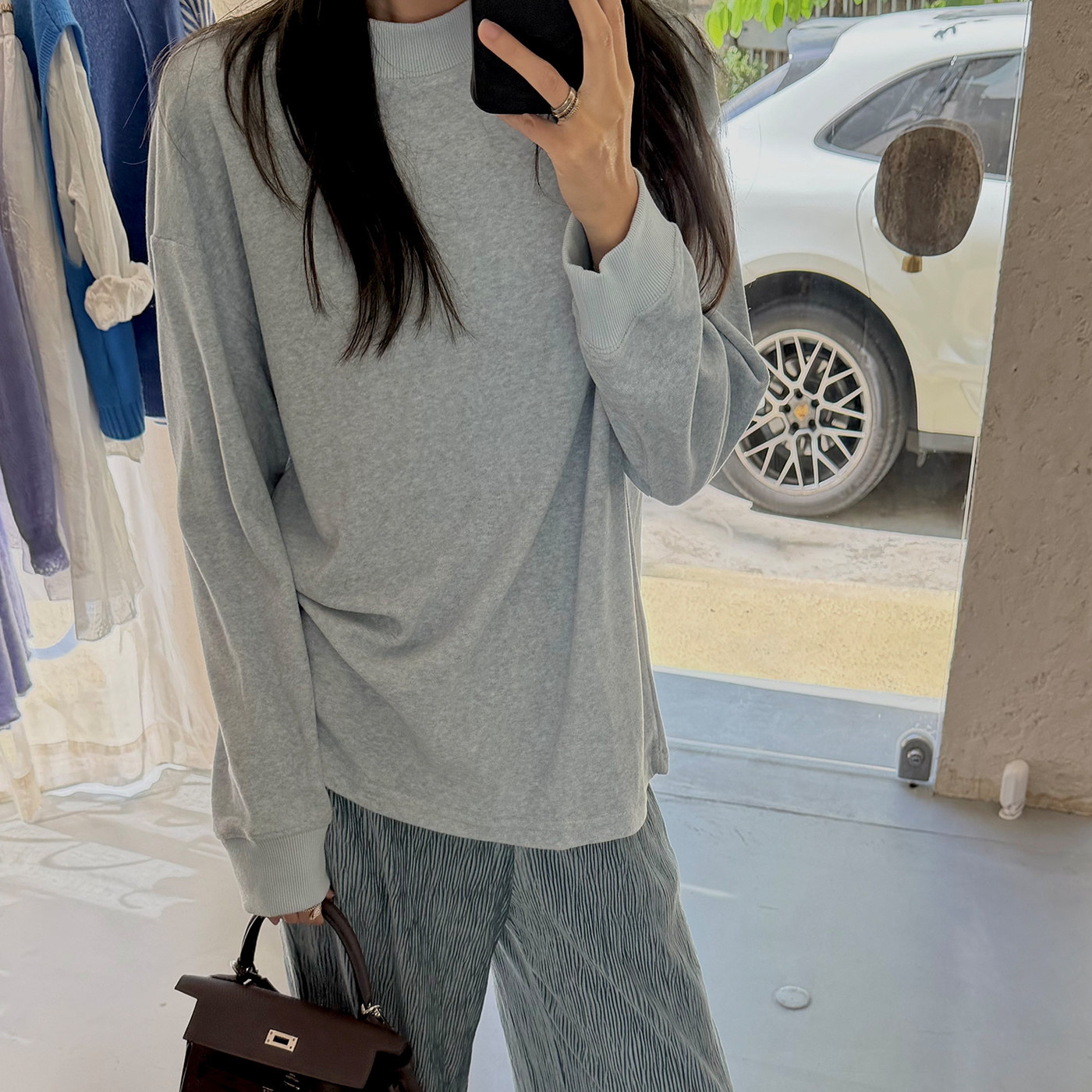 设计师原创长袖上衣女