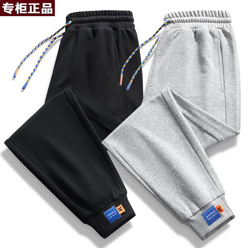 奥莱官网旗舰店唯品会 Logo压标春秋新款宽松纯色运动休闲薄款男