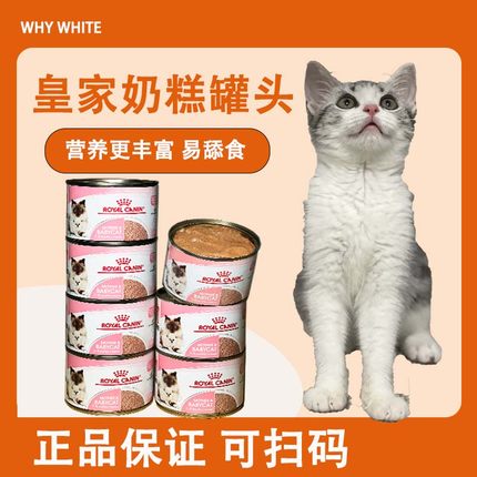 皇家进口奶糕罐头离乳孕期幼猫咪全价主食慕斯湿粮营养易吸收195g