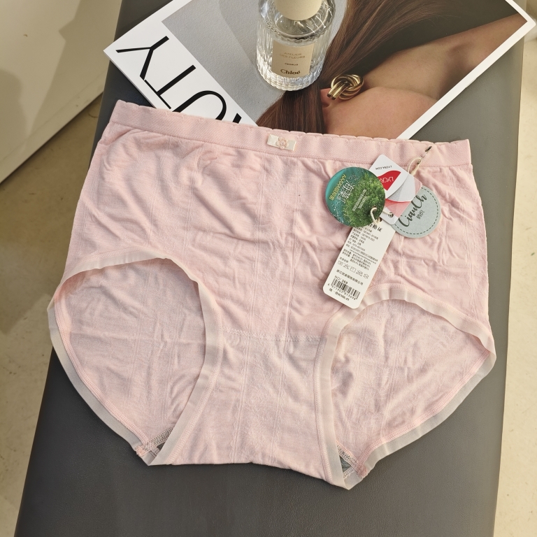 莫代尔内裤女高腰面膜裤头薄款