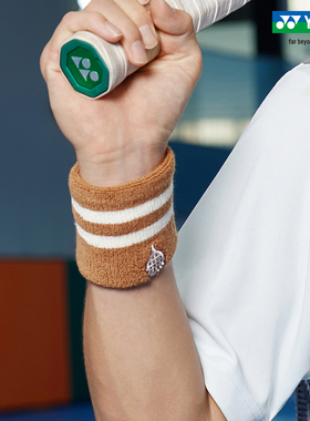 YONEX/尤尼克斯 AC006045CR 网球羽毛球运动休闲吸汗护腕护具yy