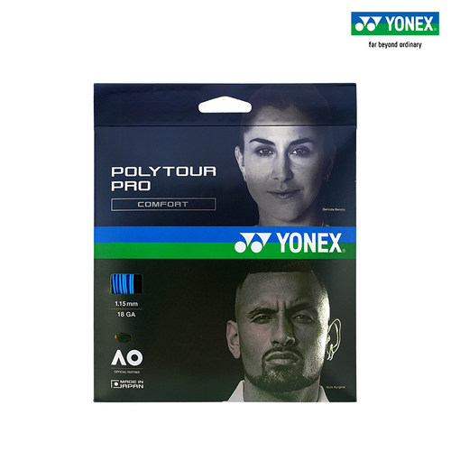 YONEX/尤尼克斯官网 POLYTOUR PRO 115网球线 聚酯（单丝）耐久型