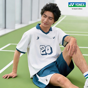 YONEX/尤尼克斯 10112LDCR 26SS林丹系列男款运动POLO恤短袖yy