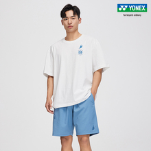 YONEX/尤尼克斯 10093LDCR 24FW林丹系列羽毛球服 男款运动T恤yy