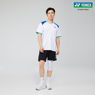 24SS比赛系列 YONEX 110034BCR 百搭运动T恤yy 尤尼克斯 男款