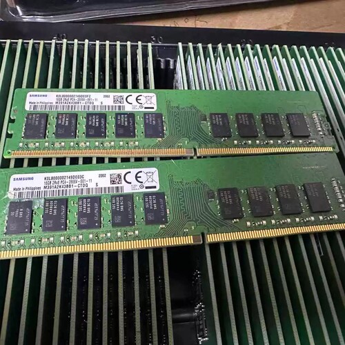三星16G 2RX8 PC4-2666V-EE1-11纯ECC服务器内存M391A2K43BB1-CTD