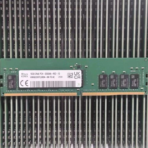 SK海力士 16G 2RX8 PC4-3200AA-RE2-12 REG内存 HMA82GR7CJR8N-XN