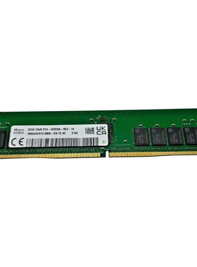 SK海力士HMAA4GR7CJR8N-WM 32G 2RX8 PC4-3200AA-RE2 ECC REG内存