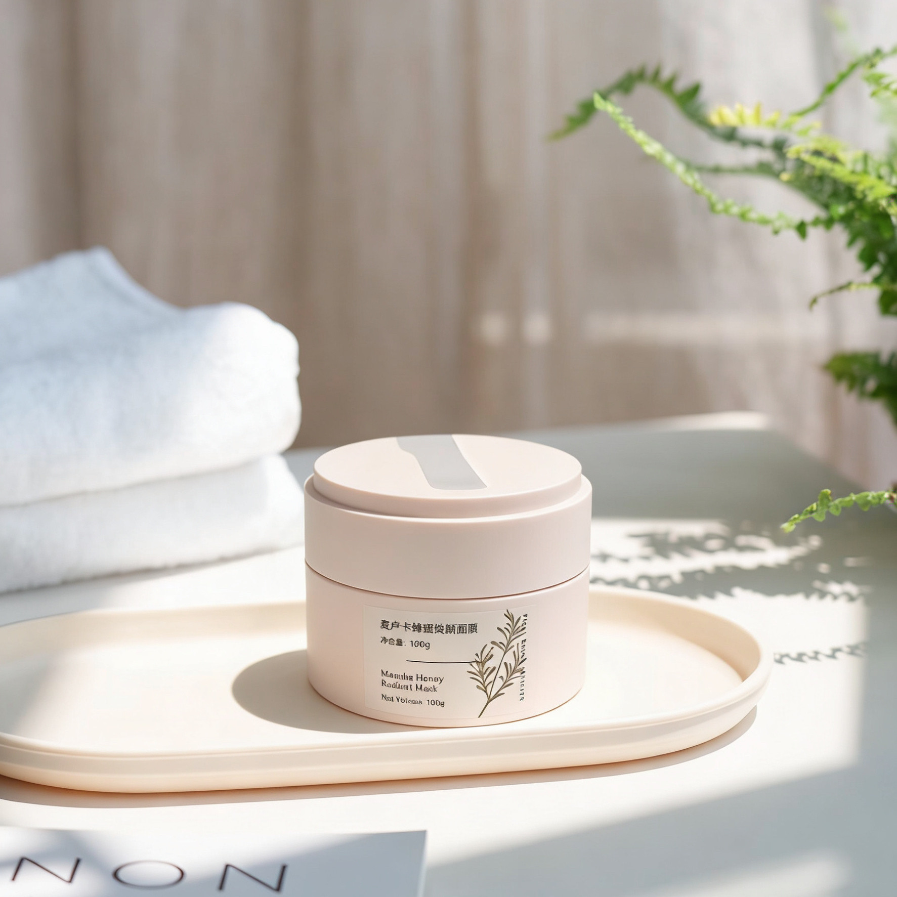 OEM高定麦卢卡蜂蜜保湿温润SPA涂抹面膜抗氧修护细腻毛孔舒缓提亮