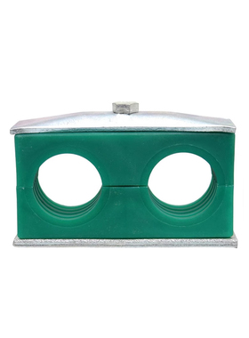 管夹 轻型双孔管夹 塑料管夹 管卡 高压油管水管固定夹 6MM-80MM