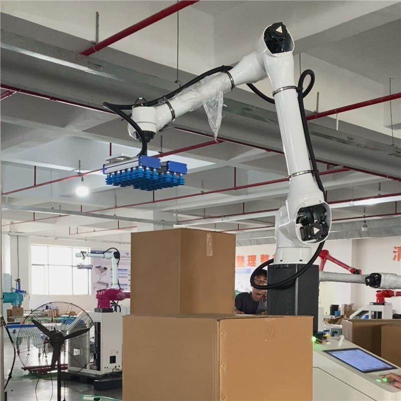 六轴便携式协作码垛机器人流水线装箱纸箱搬运机械臂自动码垛拆垛