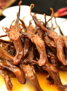 特产半斤小菜油卤鸭舌三圣宫
