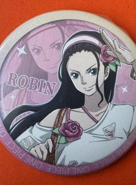 正版日谷 新款海贼王onepiece宝藏 吧唧 徽章罗宾 56mm谷子周边