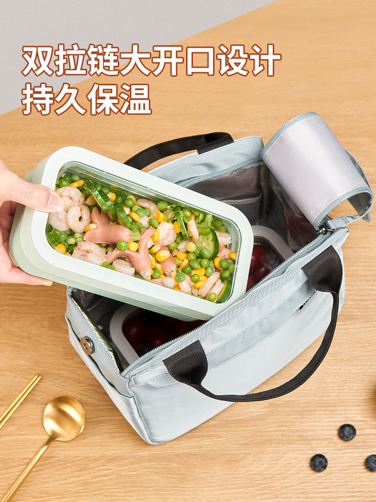 保温袋饭盒手提袋便当袋子上班族带饭饭包兜加厚铝箔餐包午餐长效