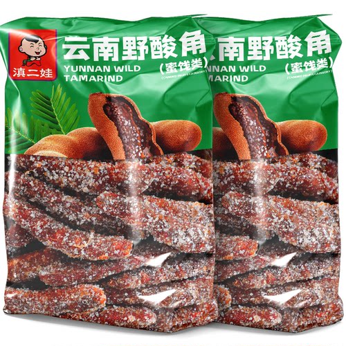 滇二娃云南特产清甜野酸角冰糖甜酸角糕孕妇零食休闲小吃