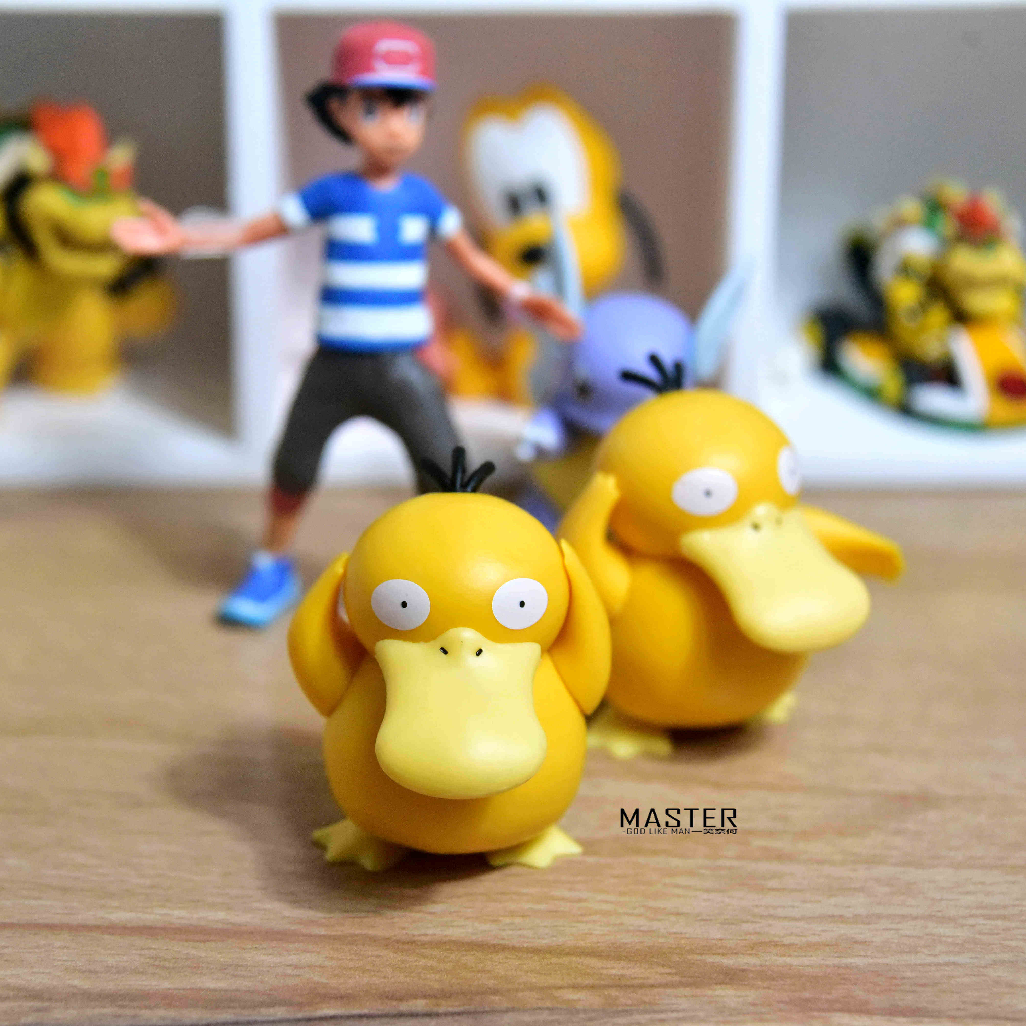 原单散货小精灵可达鸭可爱卡通公仔手办模型摆件玩具