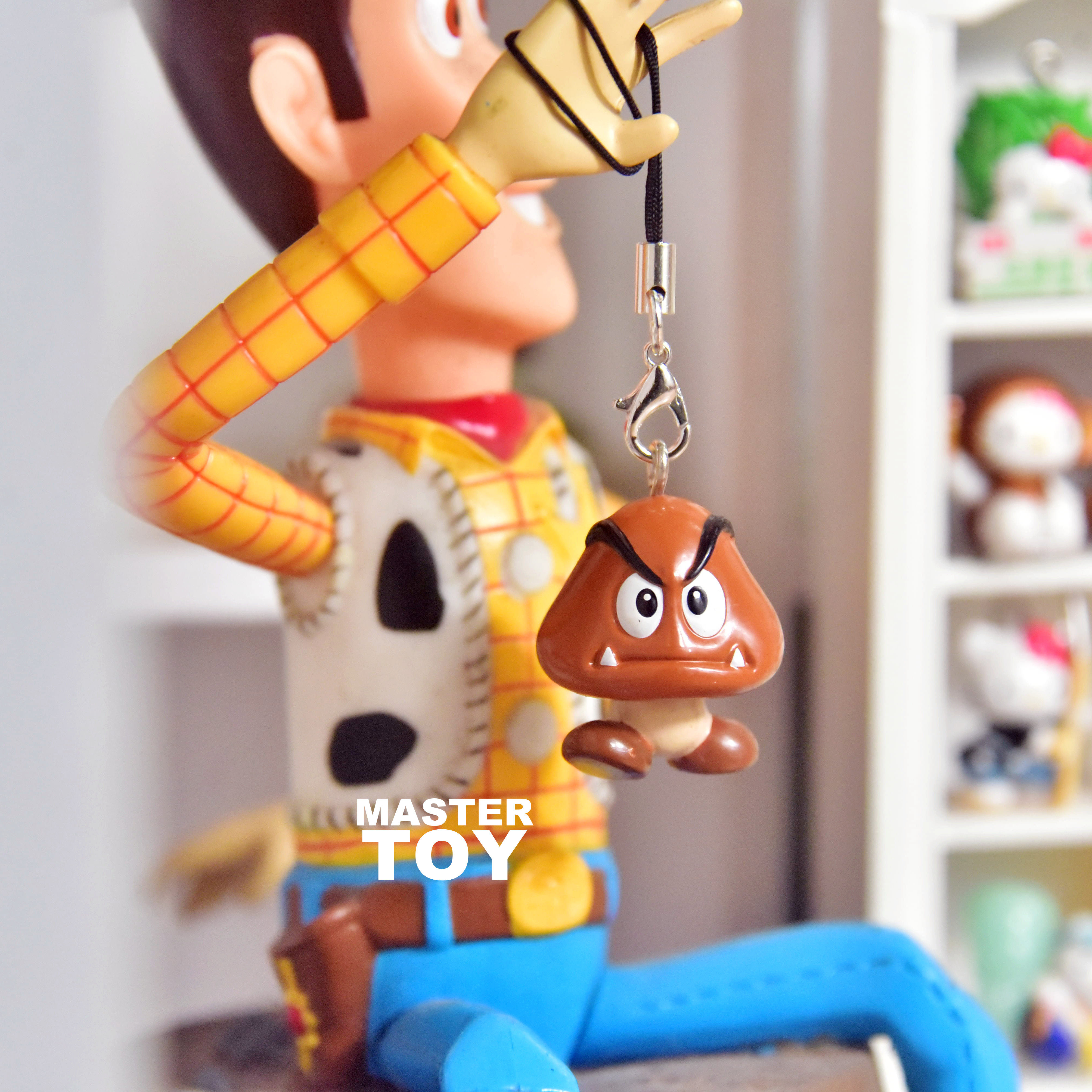 原单散货 超级玛丽 板栗 挂件 可爱卡通公仔 栗子挂饰 动漫玩具