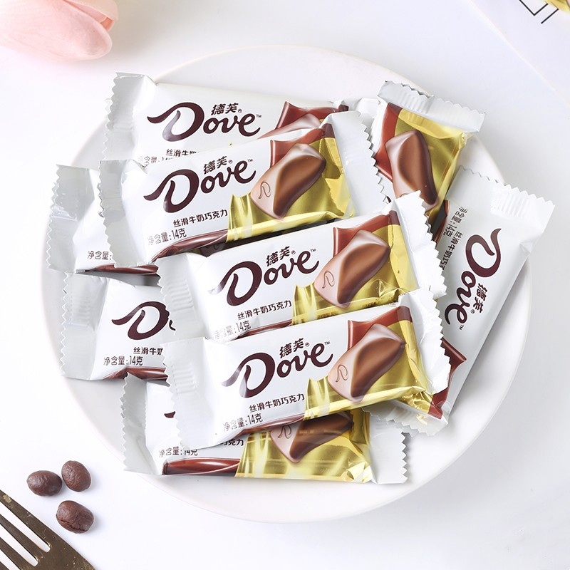 结婚礼喜糖Dove德芙丝滑牛奶巧克力袋装盒装糖果巧克力礼盒