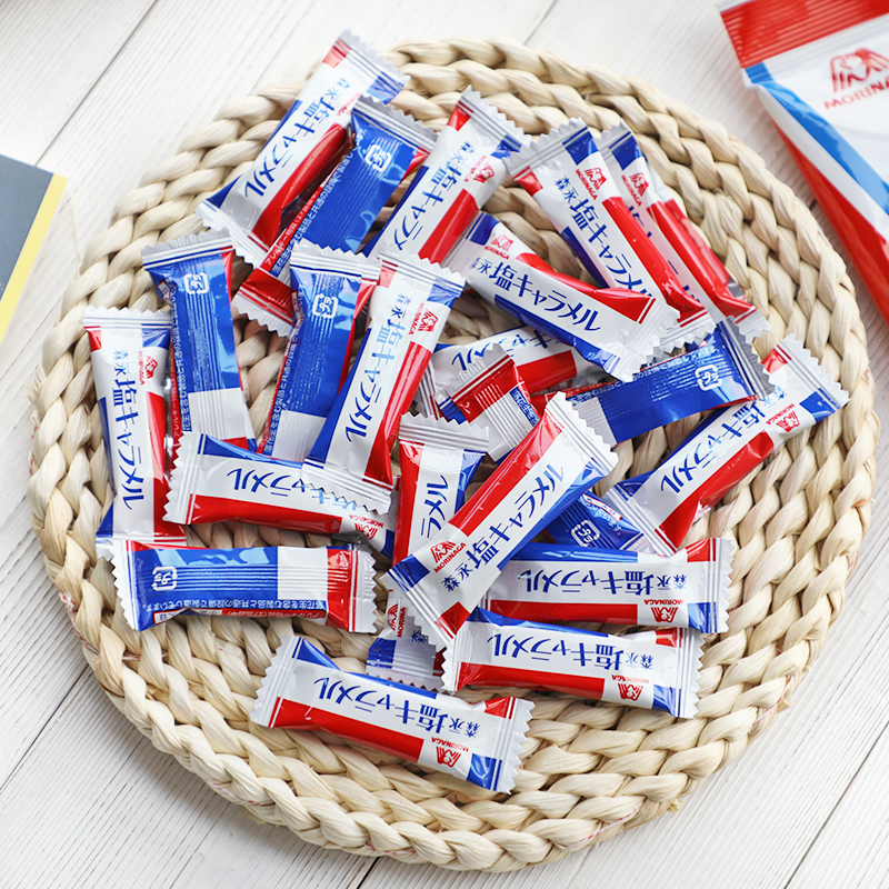 森永岩盐日本散装喜糖太妃糖