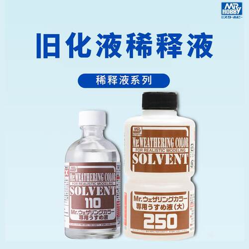 渗线液稀释剂擦拭液 模型做旧旧化渍洗溶剂 WCT101 WCT102