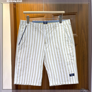 宽松弹力中裤 欧货花裤 男高端百搭纯棉短裤 纯花色五分裤 夏休闲短裤