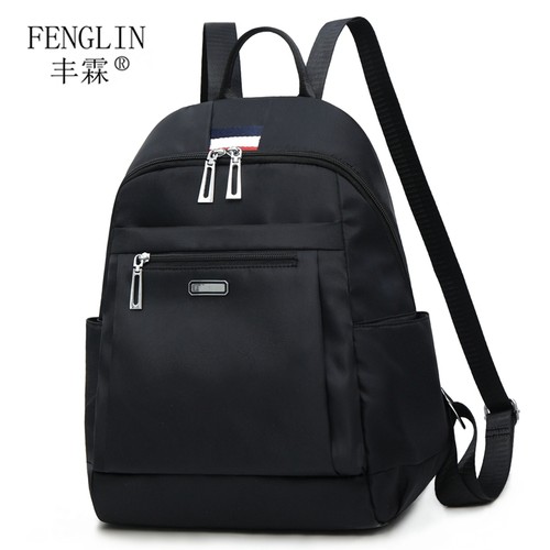 双肩包女士2025新款时尚百搭防水牛津布小背包旅游轻便旅行大容量