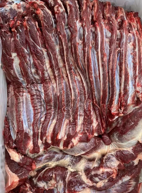 山东正宗新鲜带皮生驴肉现杀驴鲜排骨腩肉真空酱毛驴肉火烧500g批