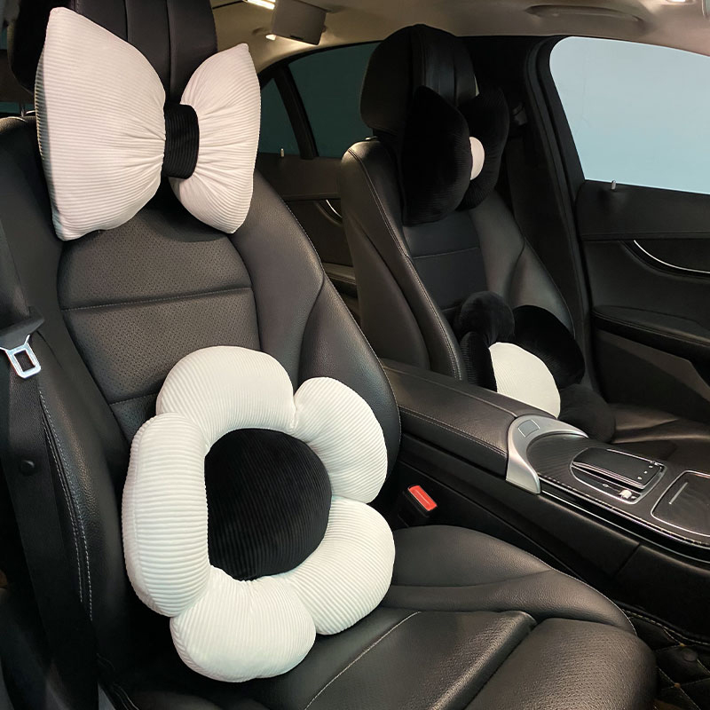 腰靠汽车护腰主驾靠垫腰枕特斯拉座椅腰托车内靠枕车载头枕护颈枕