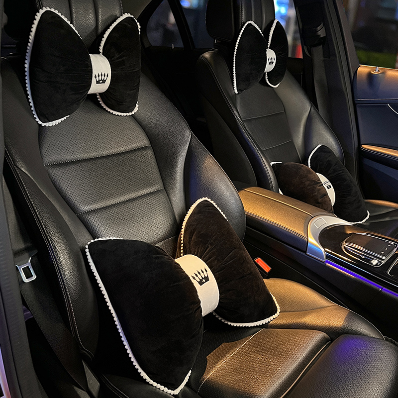 腰靠汽车护腰女生靠背垫腰垫开车座椅腰托车内靠枕车载头枕护颈枕