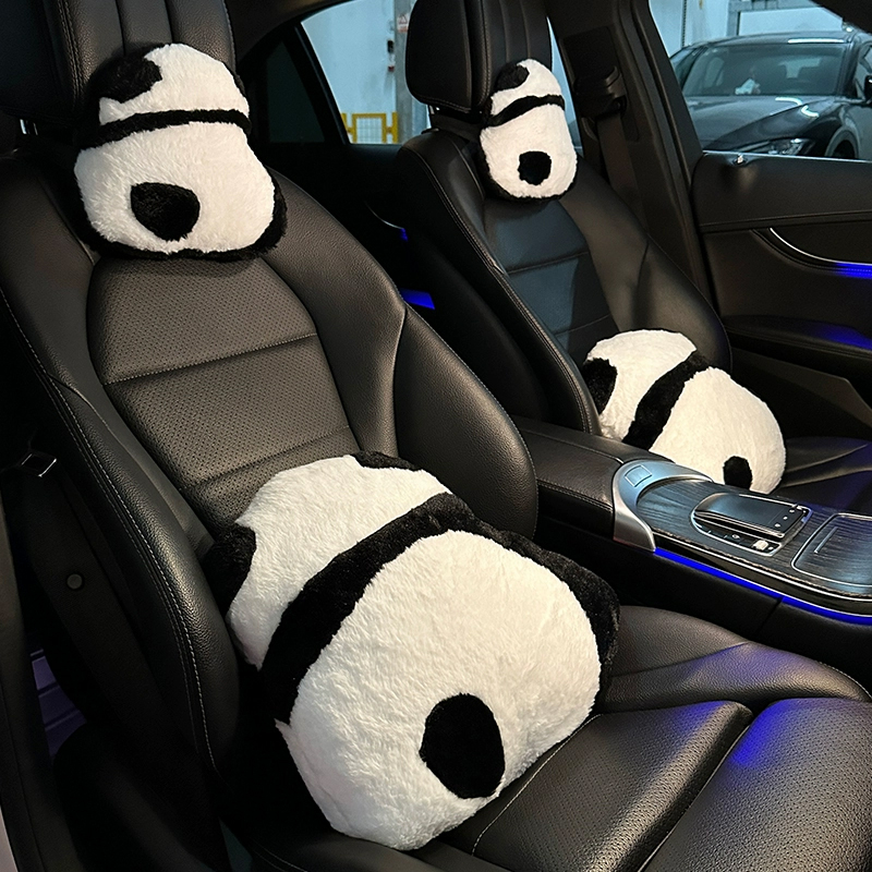 腰靠汽车护腰开车腰靠垫女生可爱座椅腰托车内靠枕车载头枕护颈枕