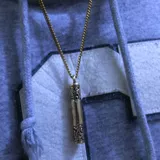 Латунное ожерелье, подвеска, брелок