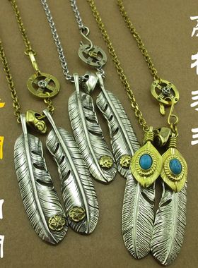 黄铜高桥吾郎飞鸟羽毛汽车钥匙扣