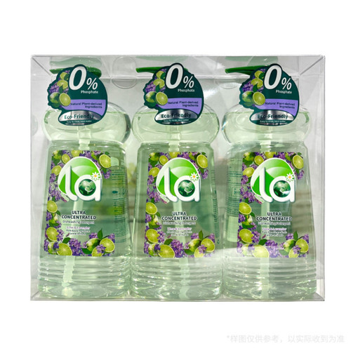 COSTCO上海代购 LA植萃洗洁精1L 果蔬清洁强力去油污青柠薰衣草香