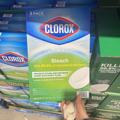 上海开市客代购 CLOROX/高乐氏 马桶消毒漂泊清洁锭 6枚装