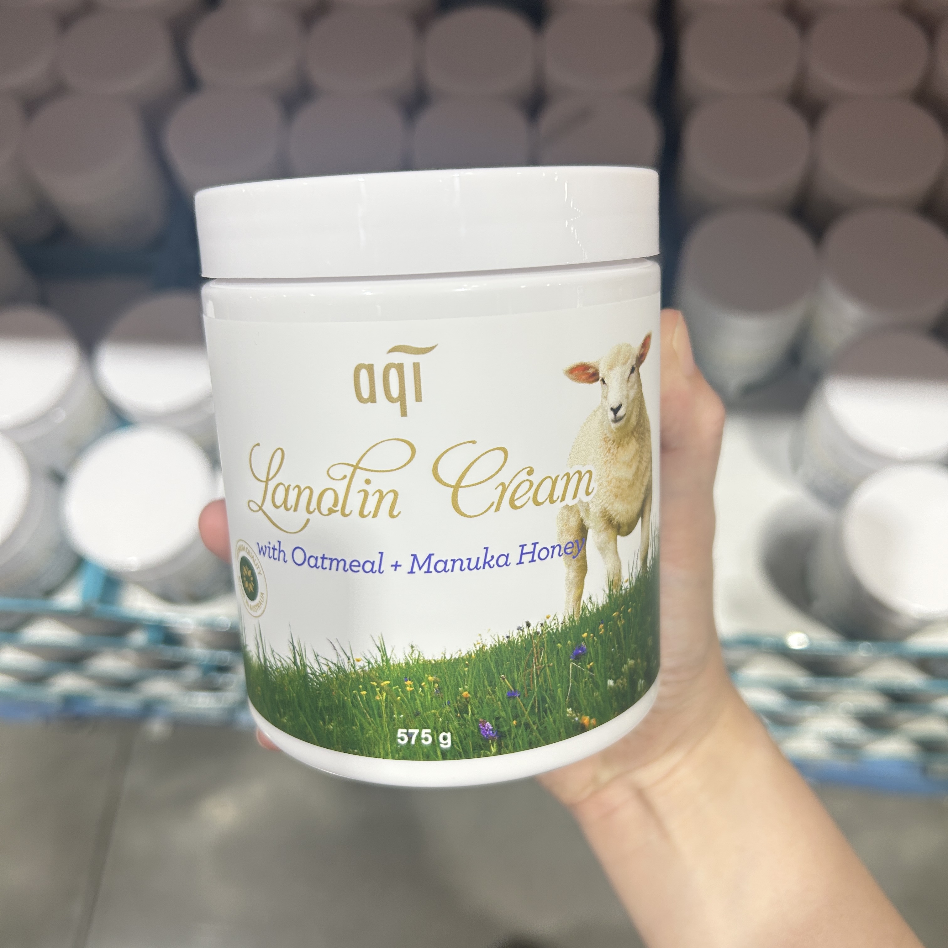 上海costco店代购澳大利亚进口雅葵绵羊油柔滑润肤乳575g