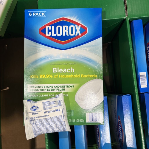上海开市客代购 CLOROX/高乐氏 马桶消毒漂泊清洁锭 6枚装