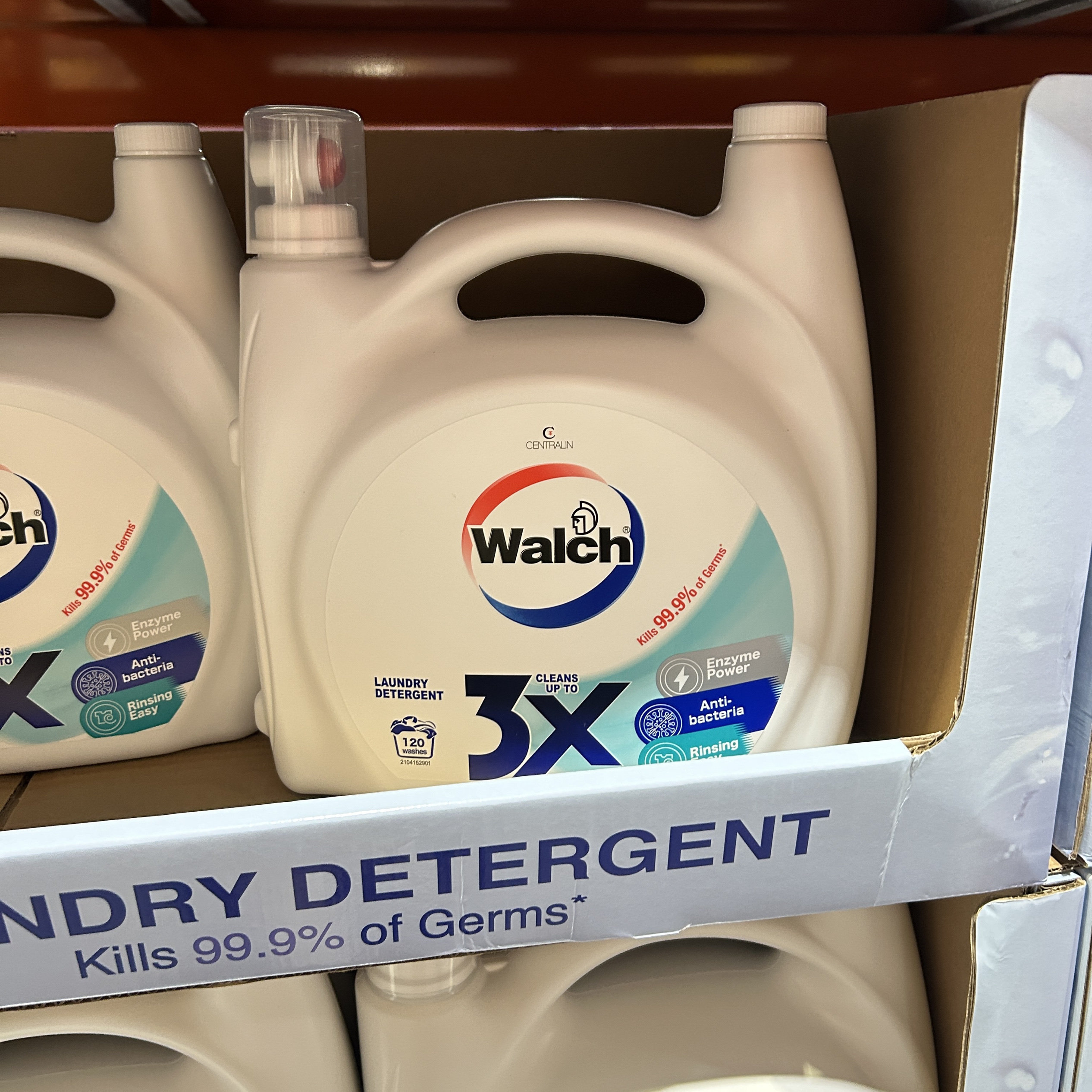 马来西亚进口WALCH威露士洗衣液5升三倍洁净力除菌除螨防静电留香