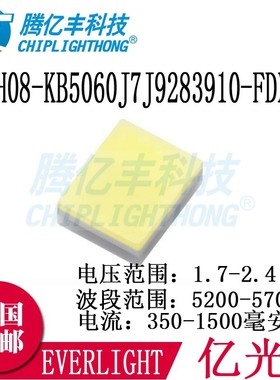 亿光2016散光灯正白光ELCH08-KB5060J7J9283910-FDX照明大功率