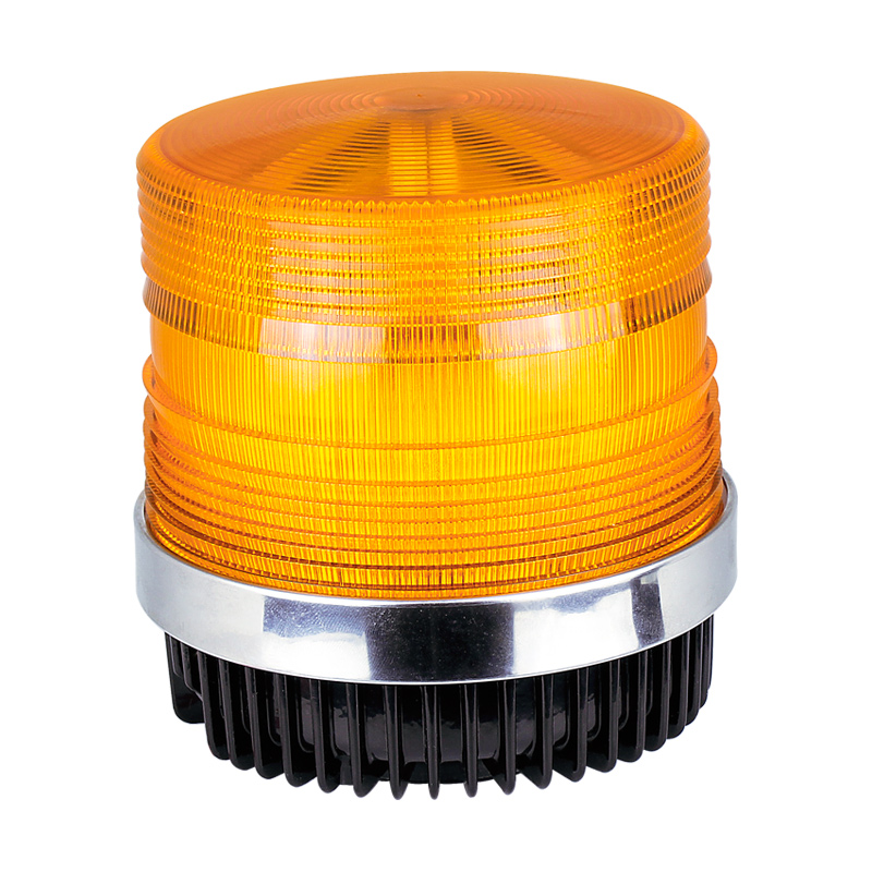 磁吸工程车警示灯5111黄色吸顶车载爆闪灯挖掘机叉车校车顶灯12v