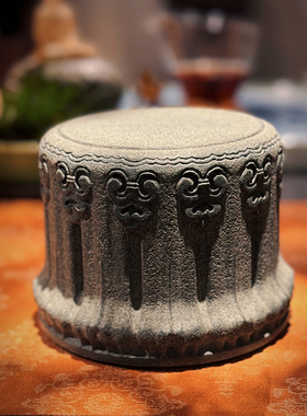 天然青石如意虎爪底座高端底座