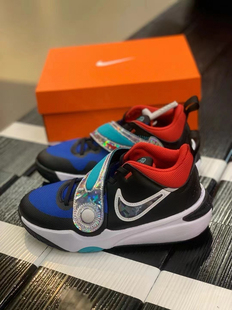 耐克青少年大童魔术贴运动休闲篮球鞋FJ1390-001 /10