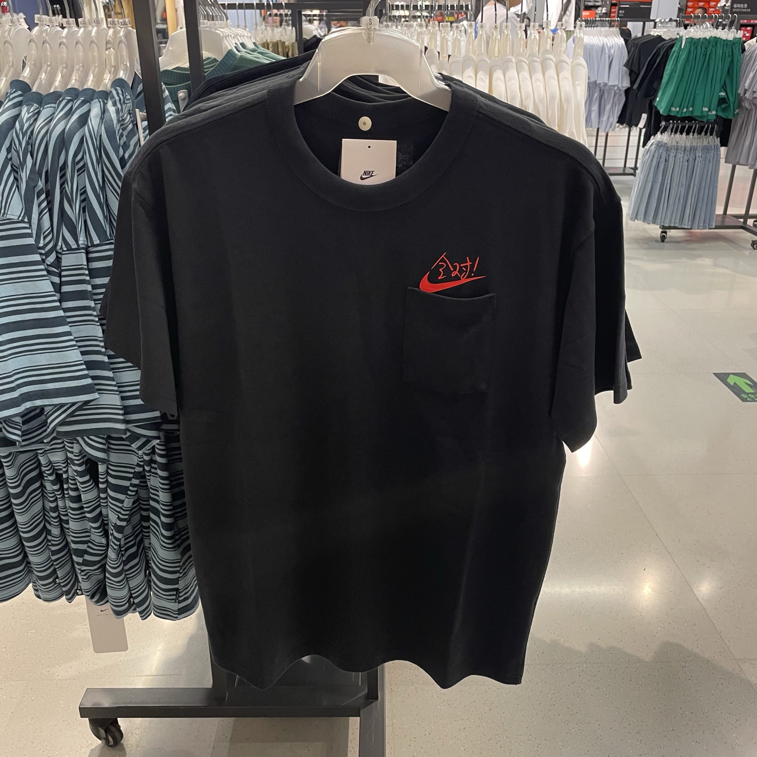 耐克男子学生全对满分短袖运动T恤HF6594-010断码S/10